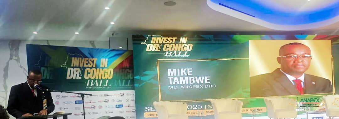 Le Directeur Général de l’ANAPEX reçoit le Prix du Management Visionnaire au Forum « Invest in DR Congo » à New York