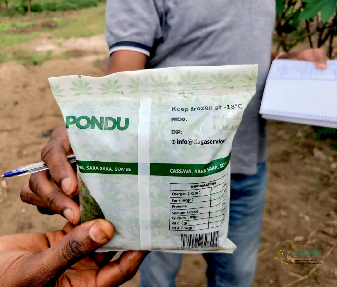 L’ANAPEX accompagne la société «BILEYI YA MBOKA » dans le développement de la production de feuilles de manioc