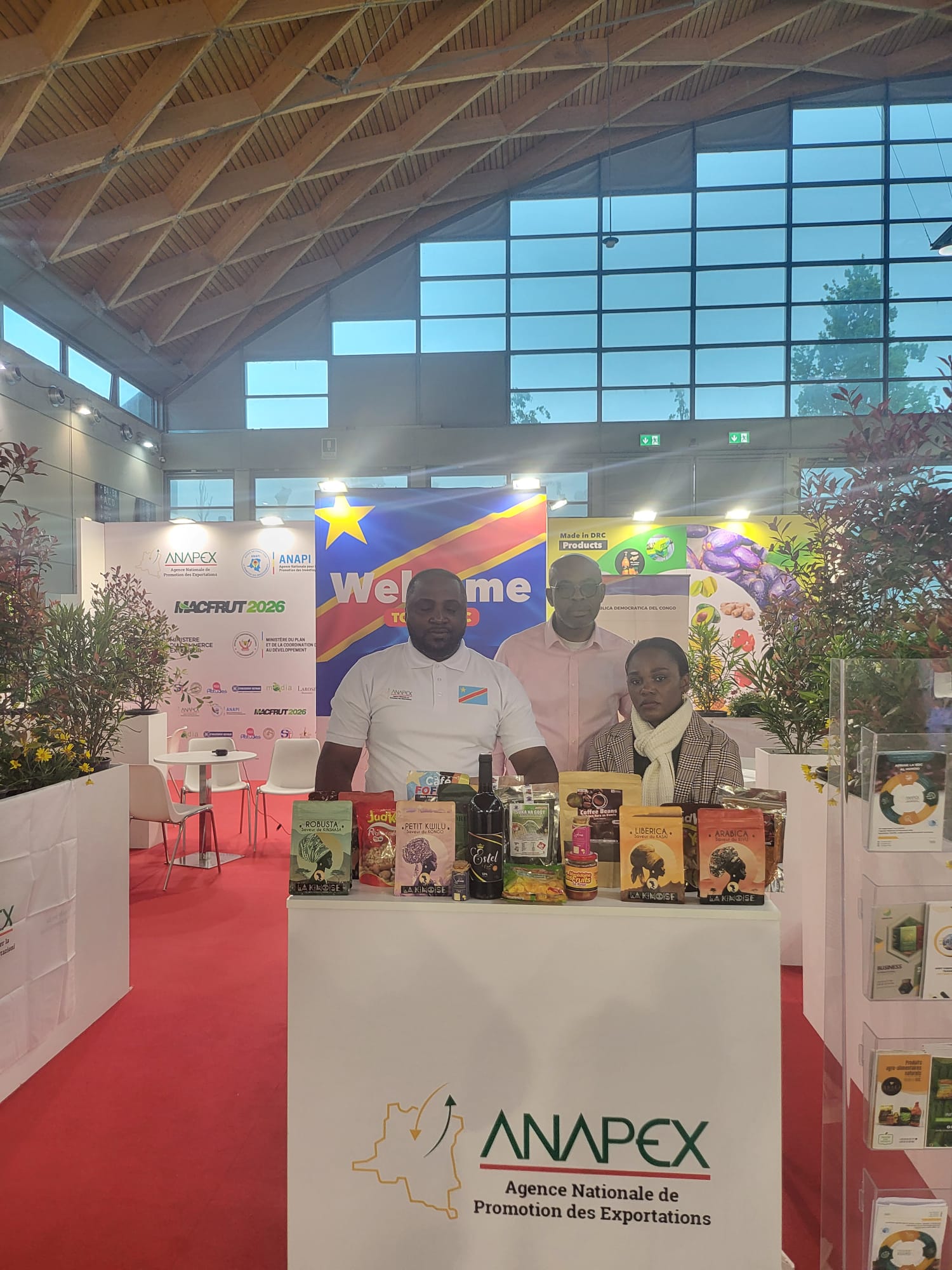Macfrut 2026: un stand ANAPEX immersif au service des saveurs congolaises à Rimini