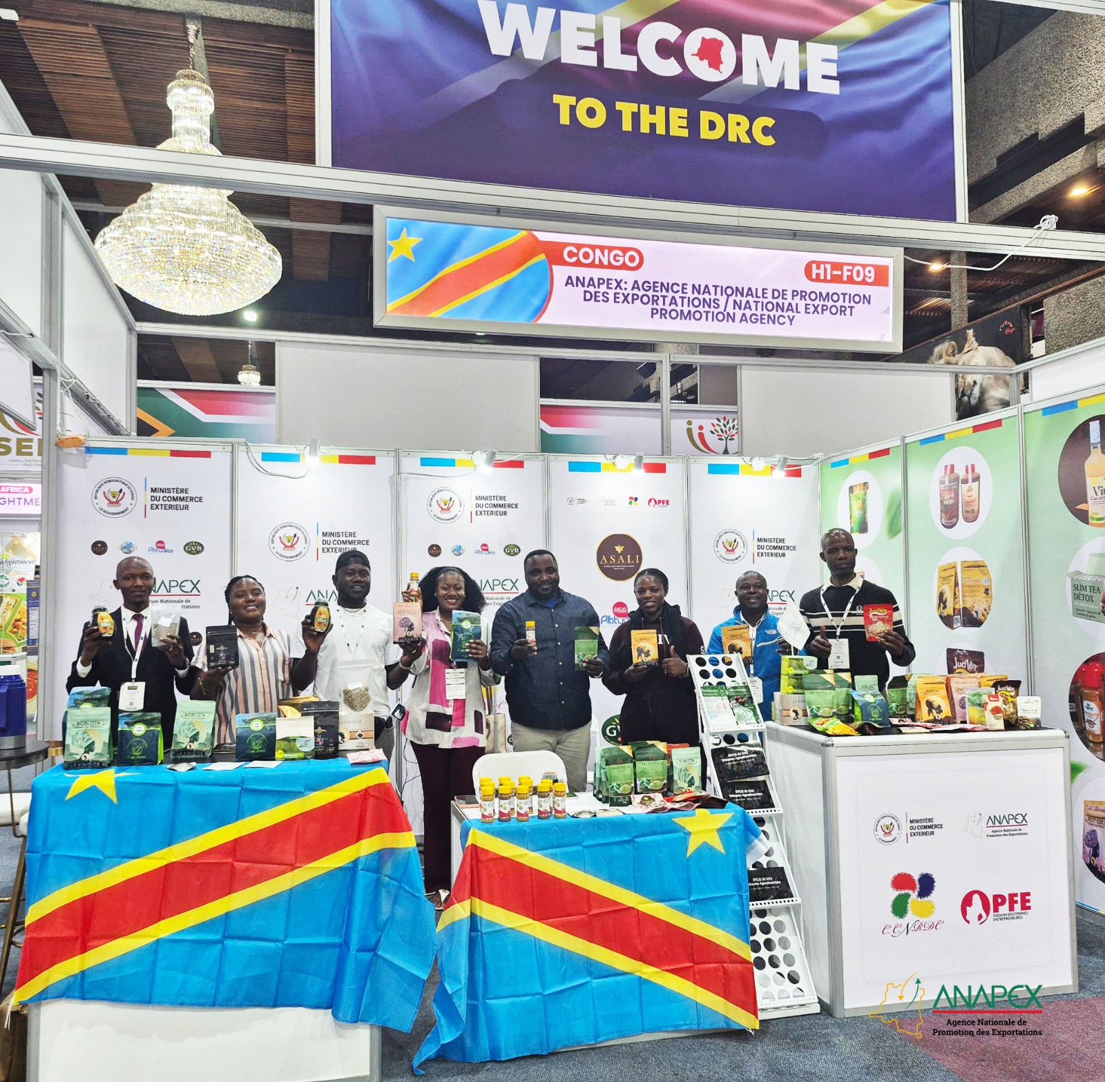 L&rsquo;ANAPEX vend le made in DRC à l&rsquo;Africa Food Show de Nairobi